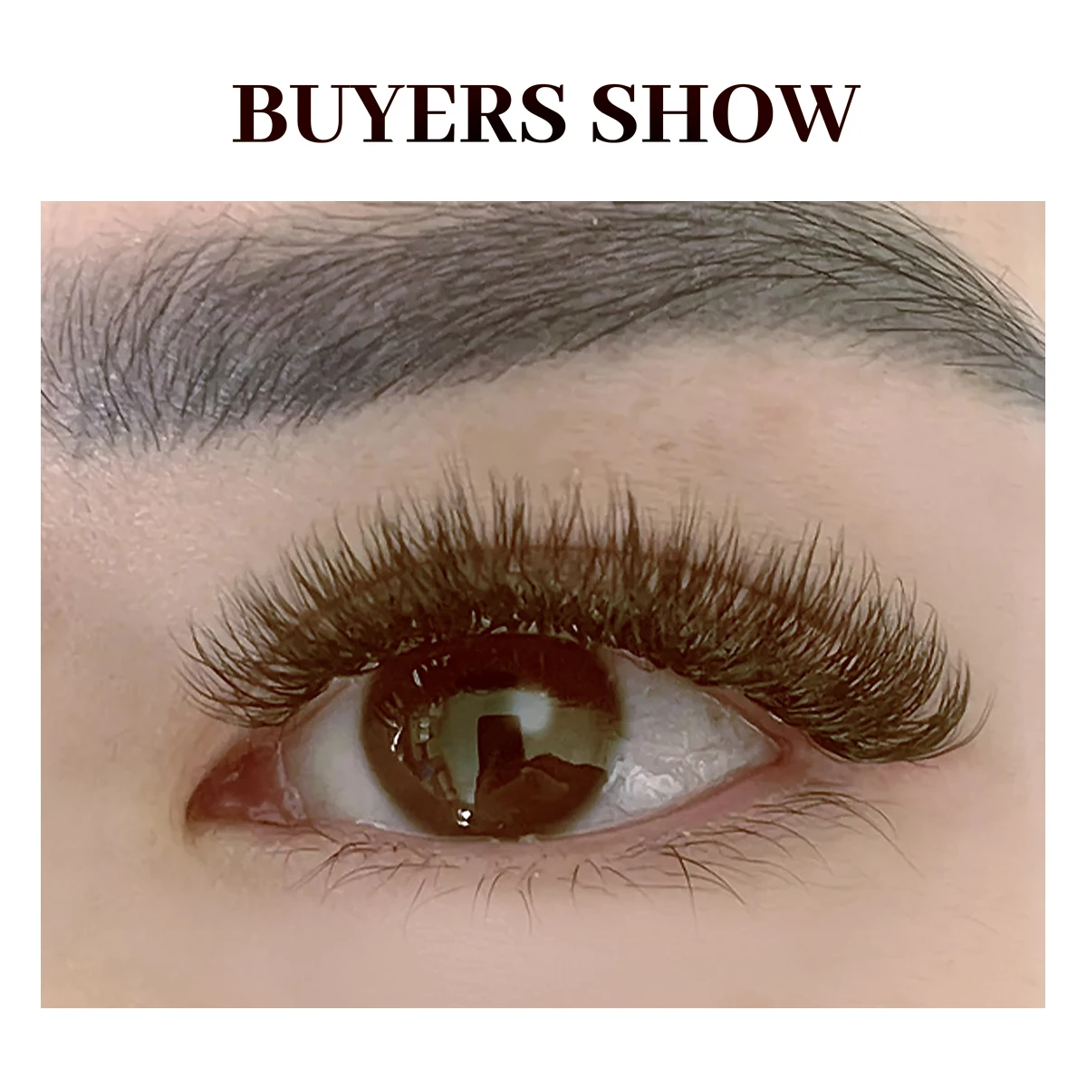 Накладные ресницы Lashonly Brown W: автоматические объемные пучки 3D, 4D, 5D, готовые вентильные пучки для наращивания, коричневые ресницы для графтинга (art.: 3920dc6f33633) - 3920dc6f33633