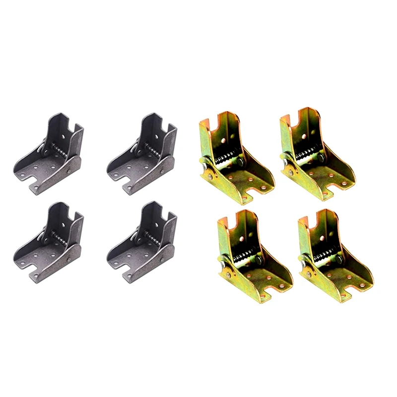 4 Pcs Bracket Self Locking Hinge Leg Accessories And Gussets-For Folding Work Table Kitchen Folding Table Extension