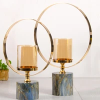 nordic retro candles table romantic dinner cylinder luxury simple live room wood decore windproof candelabros vases tabl df50zt