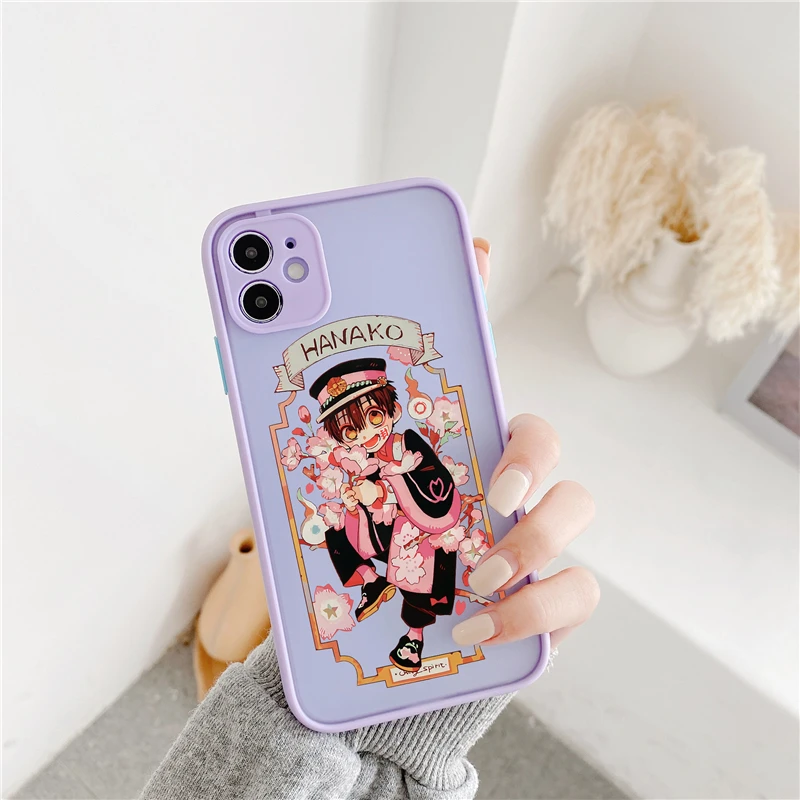 Toilet Bound Hanako Kun Phone Case for iPhone 14 13 11 12 Pro Max Mini X XS Max XR 7 8 Plus Japan Cartoon Animation Back Cover