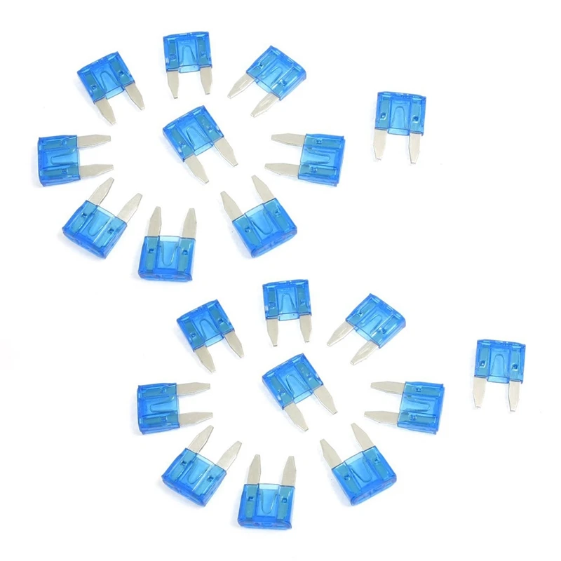 

20 X ATC Mini Blade Fuse для автомобильного предохранителя Flat 15 A Blue