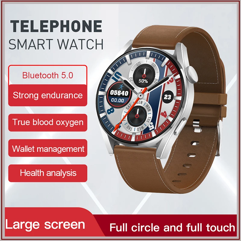 

Smart Watch 2021 Men Bluetooth Call Sport Blood Pressure Fitness Tracker Women Round Smartwatch For Father's day Gift