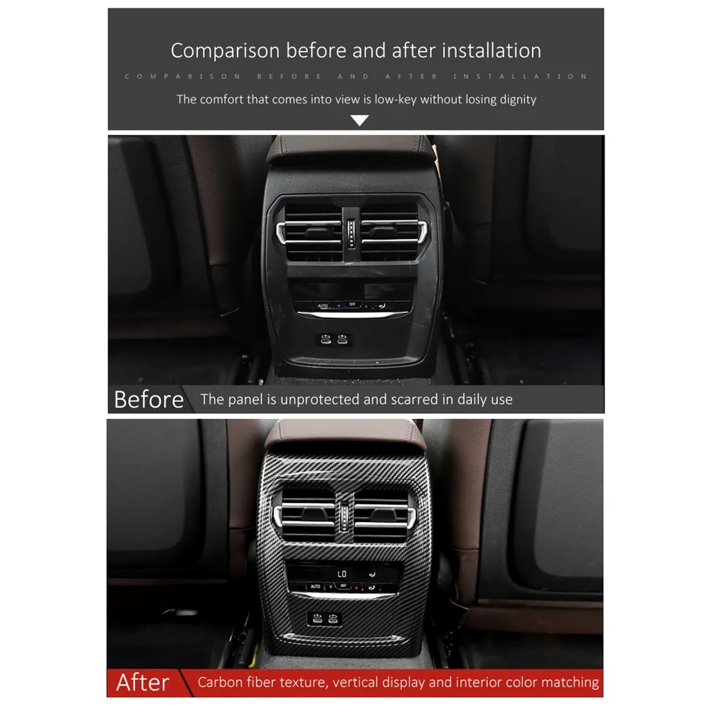 

Наклейка на вентиляционное отверстие для Mercedes Benz G20 G28, 2019-2021, углеродное волокно
