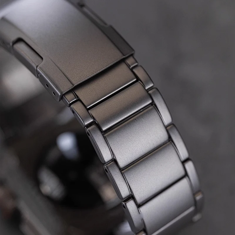 Фото Роскошный ремешок из титанового сплава для Apple Watch Ultra 2 10 9 8 7 6 5 Металлический браслет-ремешок для iWatch 38 мм 40 41 мм 42 мм 45 мм 46 мм 49 мм №3