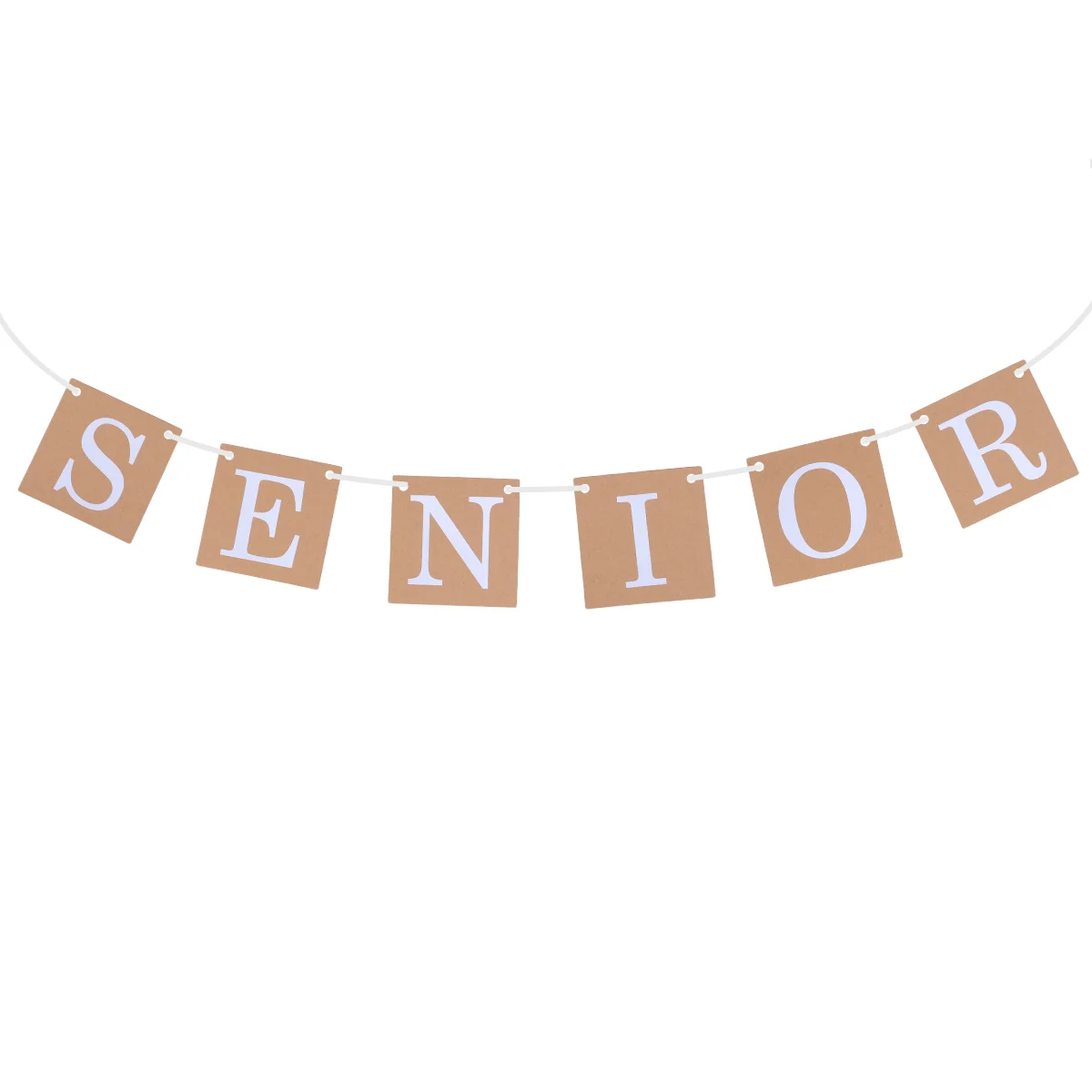 

1pc Kraft Paper Banner Useful Portable Convenient Party Banners Wedding Banner for Outside Student Outdoor