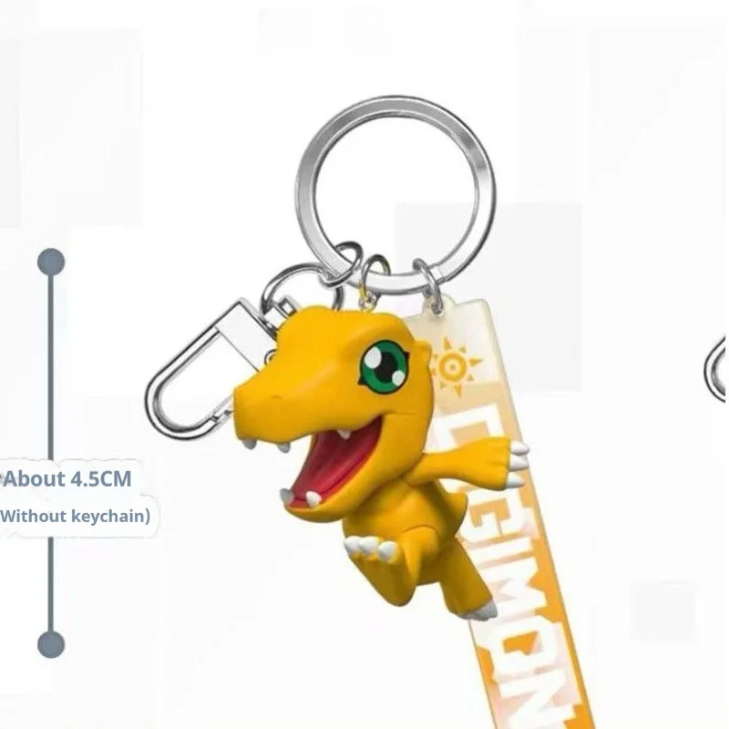 Новая подлинная аниме-фигурка Digimon Adventure 3d брелок для ключей аниме-фигурки Agumon