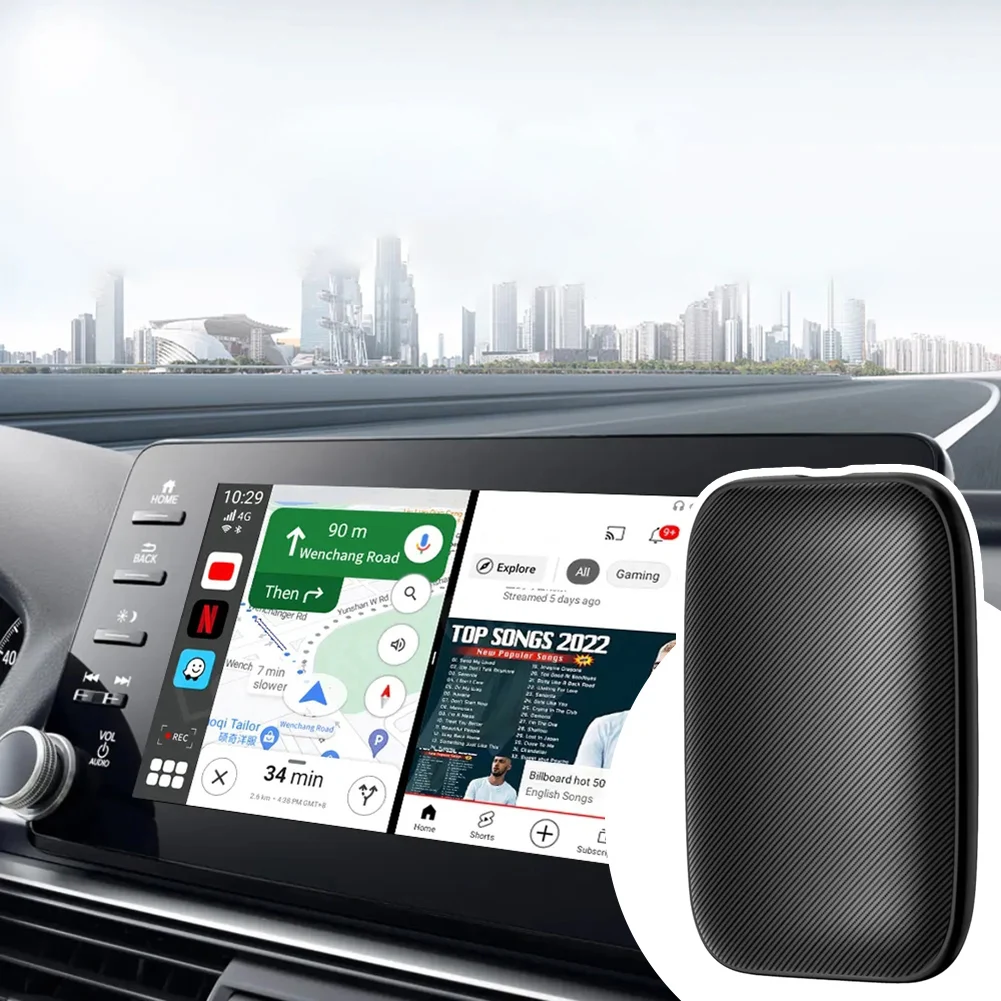 

Миниатюрная беспроводная коробка carplaybox с экранным литьем, легко носить с собой, и аналогично для автомобиля