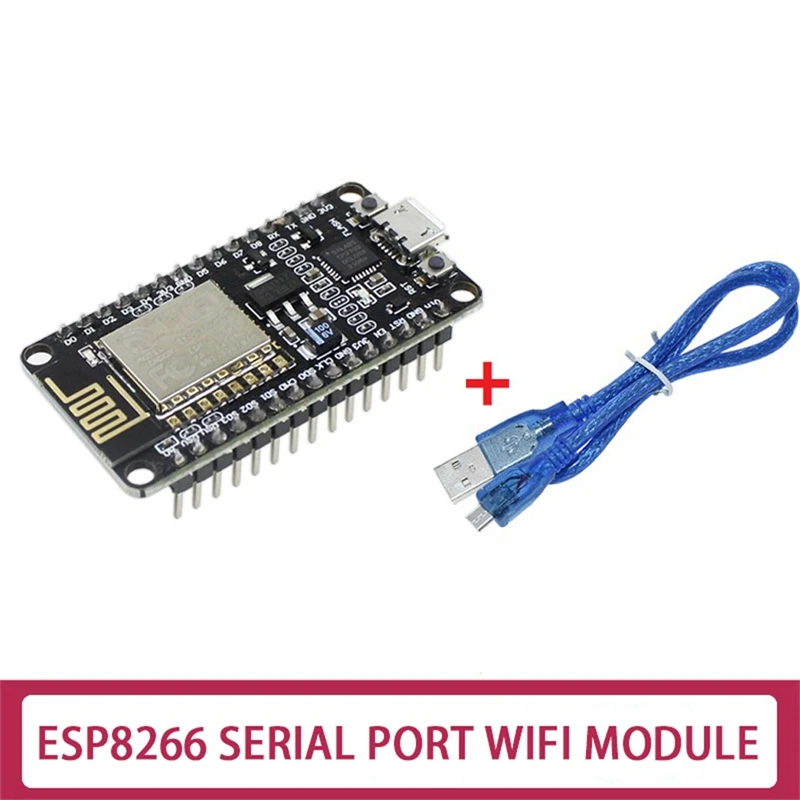 

ESP8266 CP2102 Single-Chip Board +USB Cable ESP-12E MCU ESP8266 Nodecu Lua V3 Internet Of Things WIFI Development Board