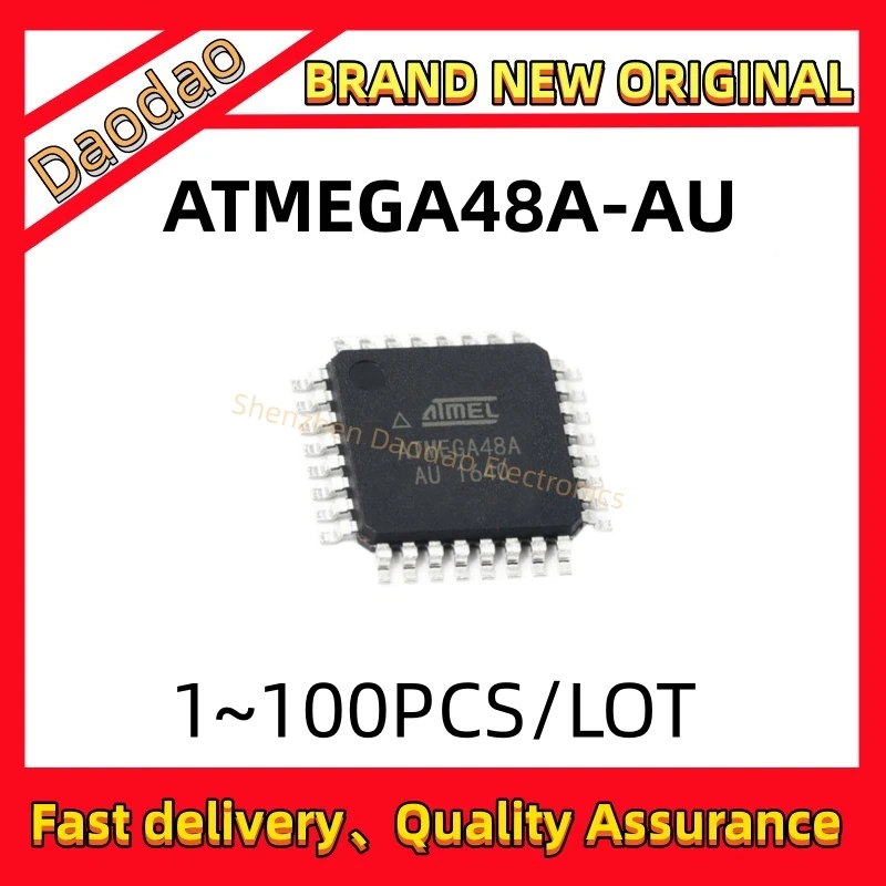 

Quality Brand New ATMEGA48A-AU ATMEGA48A-A ATMEGA48A ATMEGA48 ATMEGA IC Chip 32-TQFP
