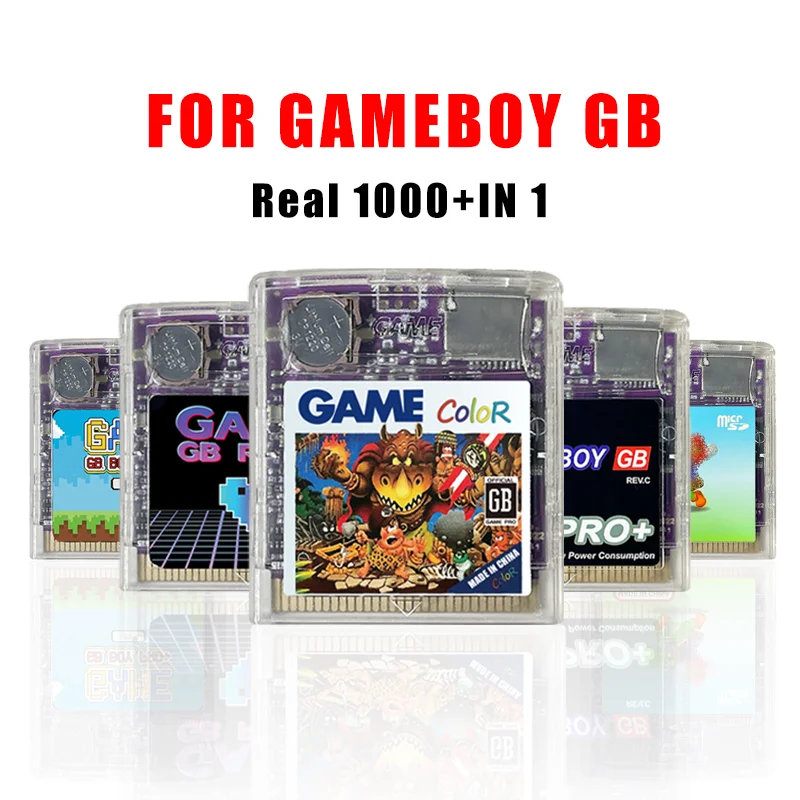 For Gameboy Color Game Boy Multi Game Cartridge Super 1000+IN 1 Everdrive Cart Fits GB GBC Everdrive With micro 4G card