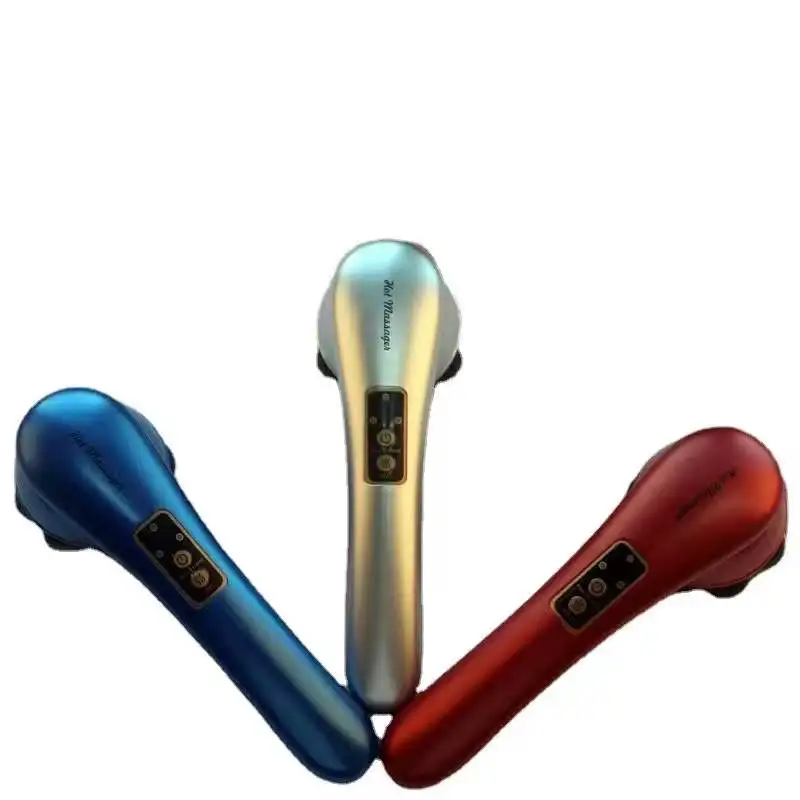 

Electric Handheld Massager Vibration Heating with 360°Rotating Ball Neck Back Boday Muscle Relax Deep Tissue Massage 53