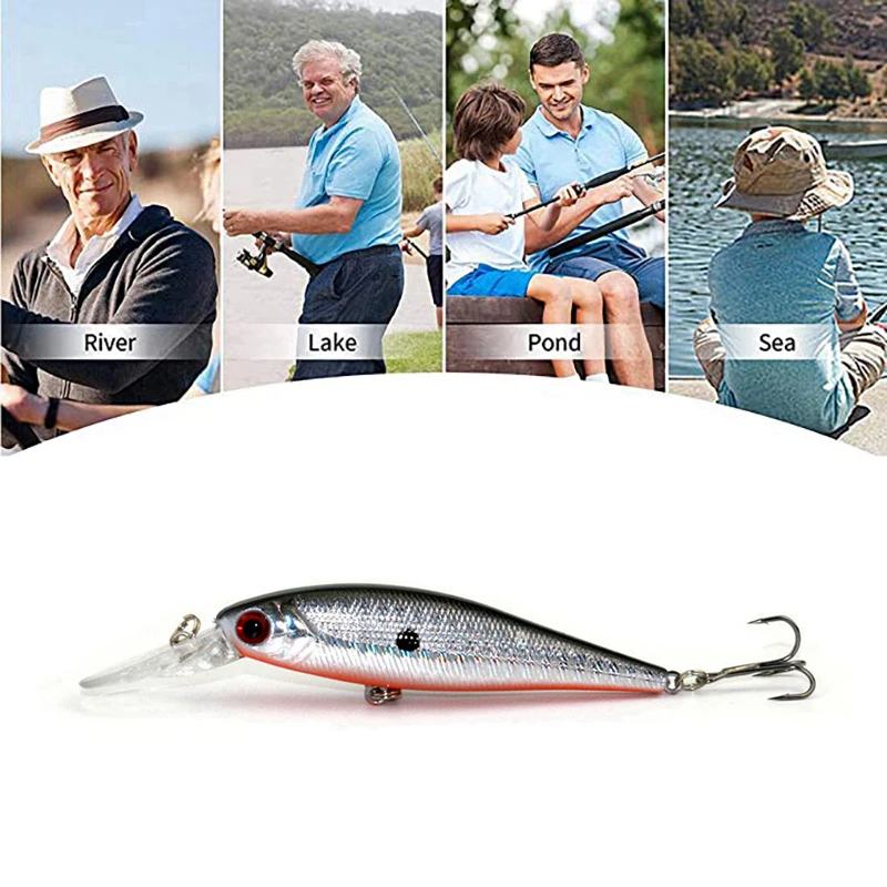 Искусственная приманка 115 мм 9 5 г Тонущая рыболовная для ловли окуня форели Амура