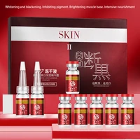 577 freeze dried solution whitening improve skin face serum smoothing oil control anti wrinkle firming blemish essence skin care