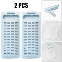 2pcs washing machine filter for haier hwt70aw1 hwt60aw1 hwmsp60 hwmsp70 hwt80aw1 net bag dust filters filter box