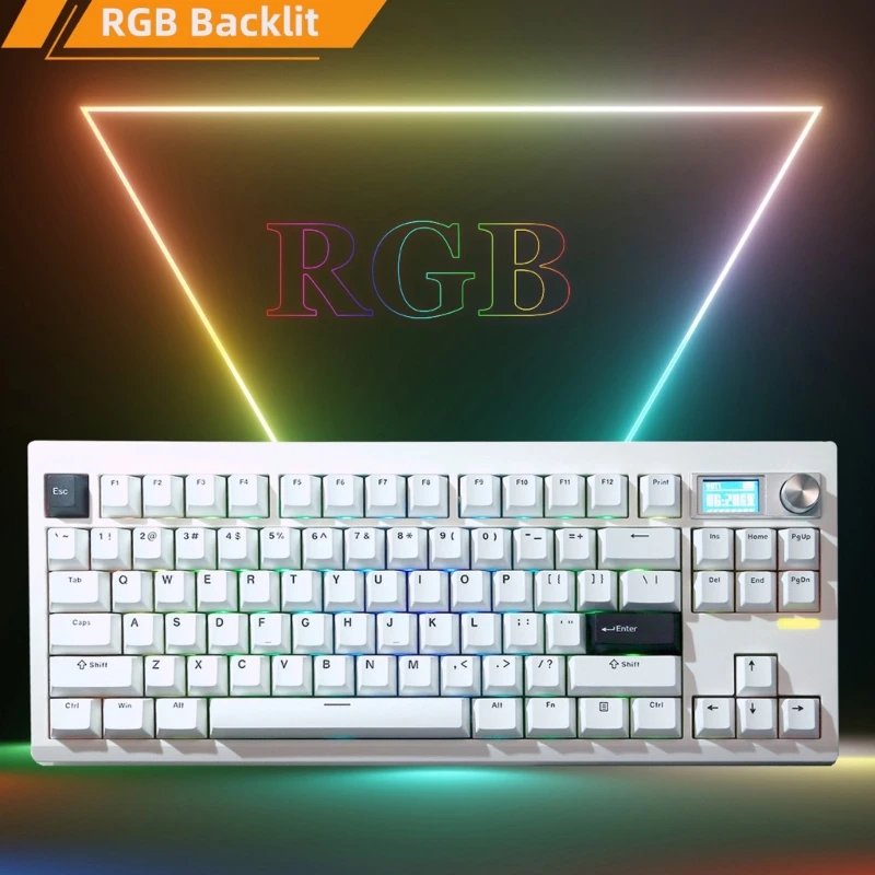 Механическая подставка для клавиатуры GMK87 BT5/2 4G/USB C горячая распродажа заменяемая