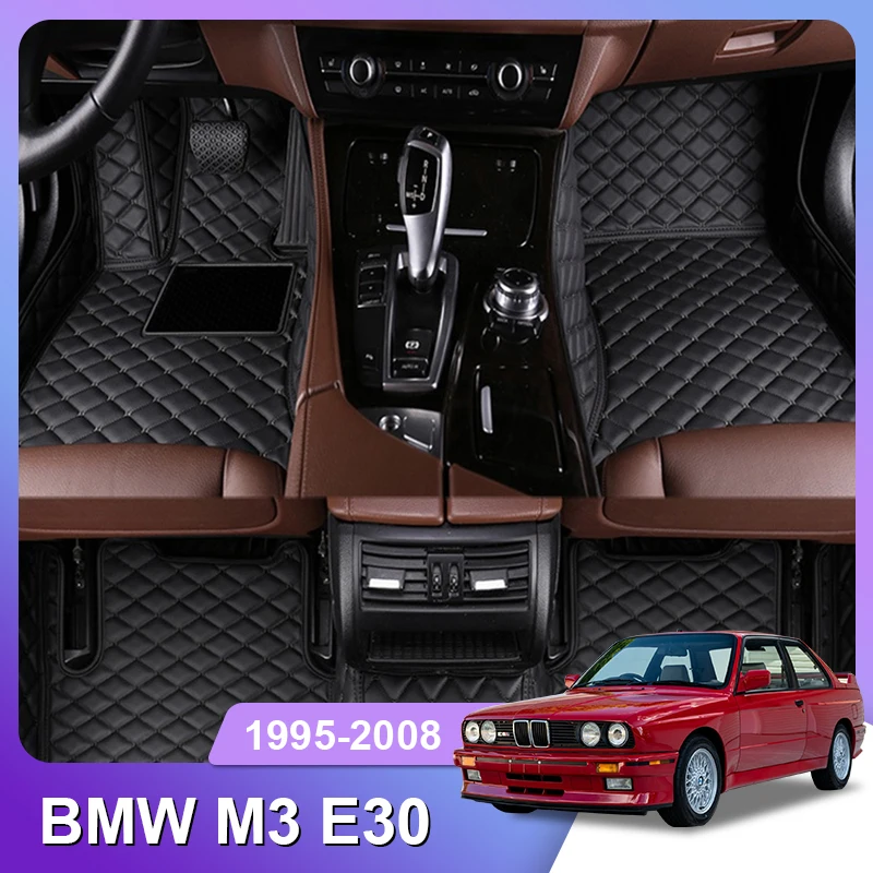 

Коврик автомобильный под заказ для BMW M3 E30 1995-2008, аксессуары, интерьер, экологически чистый толстый коврик, под заказ, для левого и правого вождения