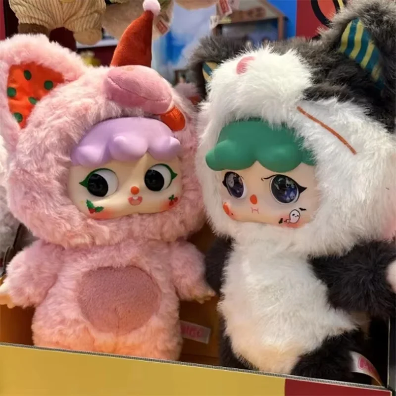 Фото Migo 400% Baby Three Give Yourself A Hug Series Blind Box Kawaii Виниловая кукла Mystery Box Коллекционная модель Декор комнаты Подарок для девочки №3
