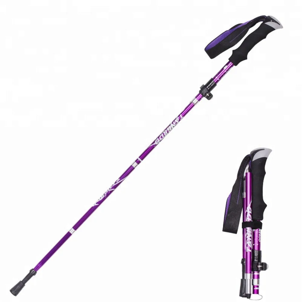 

High Quality Carbon Fiber Folding Alpine Ski Cane Poles