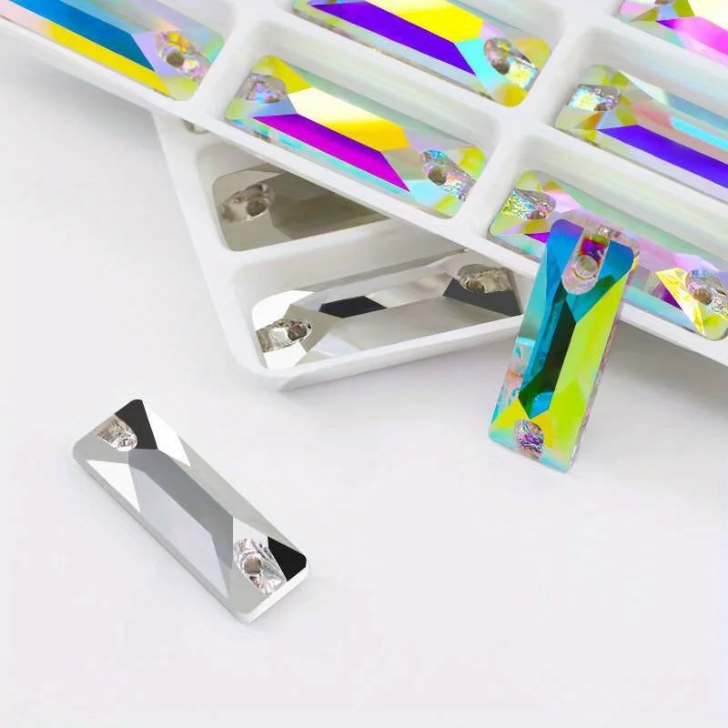 Высококачественные прямоугольные Кристаллы K9 украшения для рукоделия