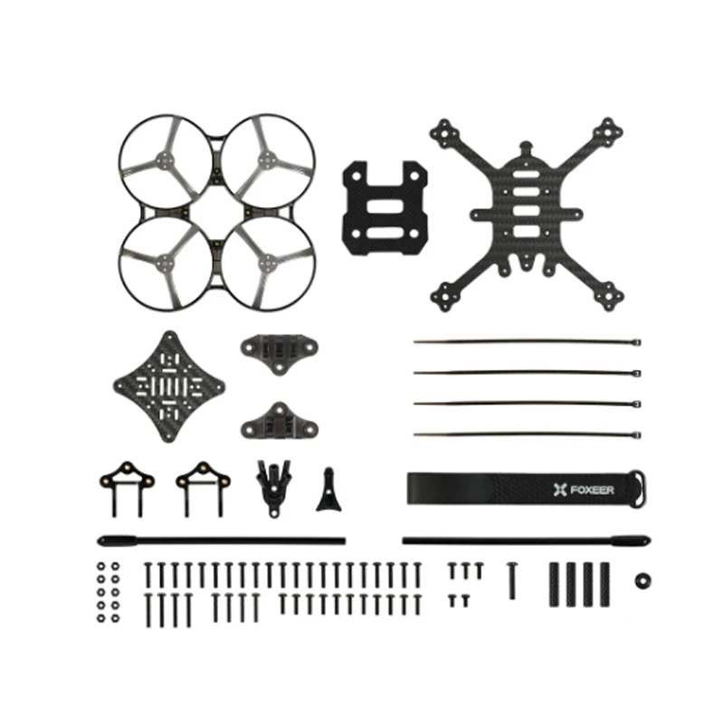 Foxeer Foxwhoop 35 142 мм 3 5 дюйма T700 углеродное волокно небьющаяся рама для FPV Mini Freestyle Drones