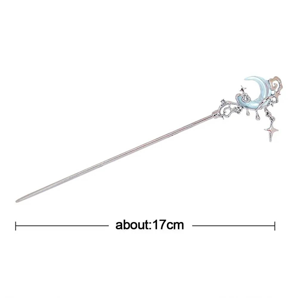 Модная китайская заколка для волос с лунным светом и камнем древний стиль сделай
