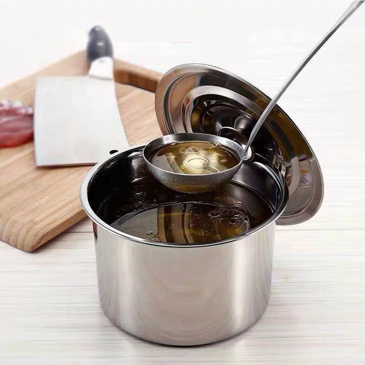 Банка для приправ из нержавеющей стали с крышкой кухни специальная банка варенье