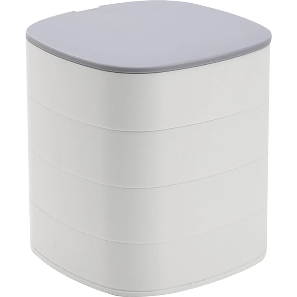 

Вращающийся чехол, декоративная коробка для сережек, браслетов с зеркалом