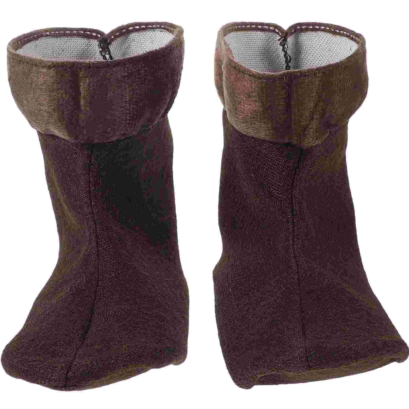 

Watershoes Socks Men Thick Rain Boot Liners Warm Cold Protection 9 Work Cuffs Man