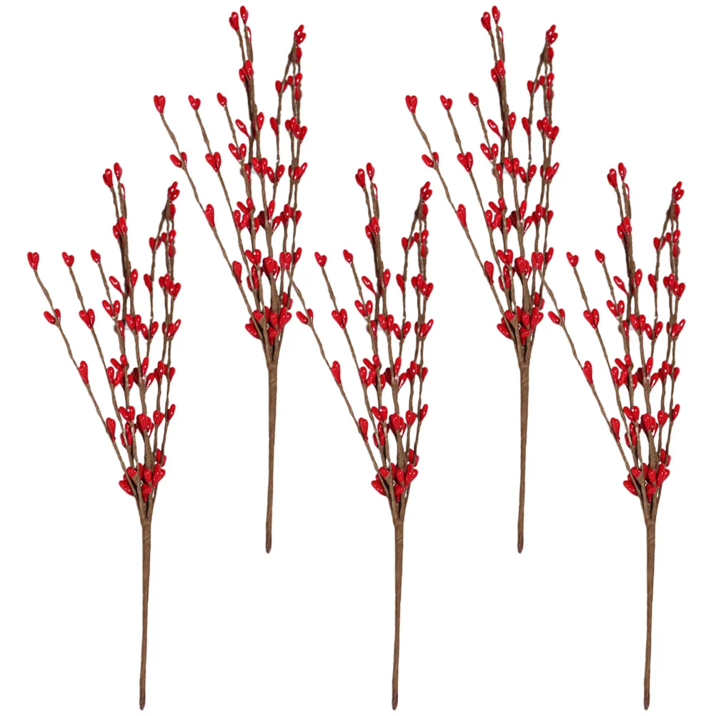 

Berry Fake Artificial Berries Christmas Red Hollystems Branch Picks Tree Decoration Stem Brancheswreath Diy Faux Crafts Pick