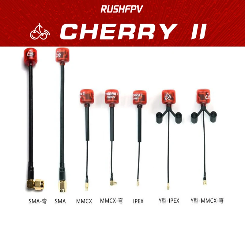 

RUSHFPV Cherry 2 II 5,8G RHCP 1.8DBI FPV Антенна для FPV Фристайл аналоговые цифровые дроны