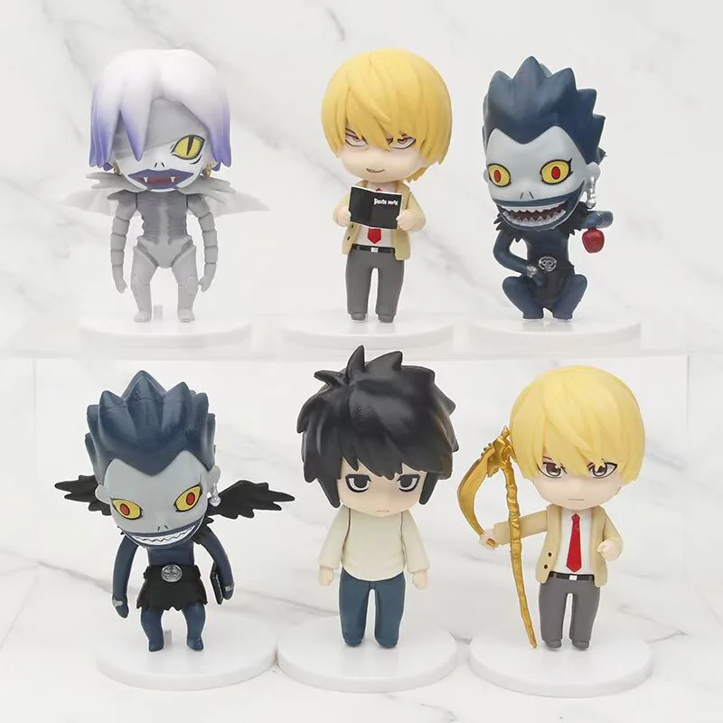 

6pcs/set 10cm Bleach Ichigo Kurosaki Orihime PVC Action Figure Q Version Model Toys