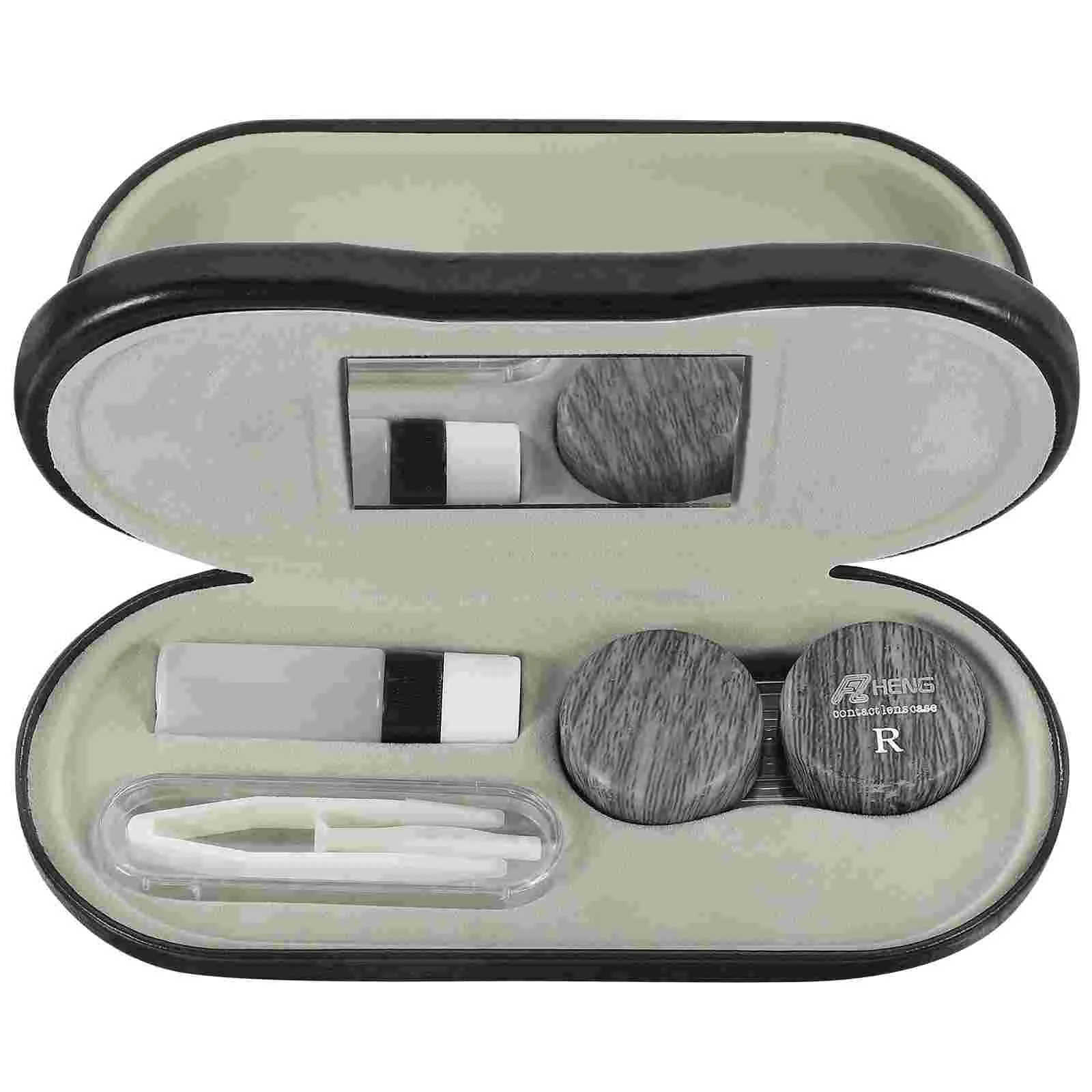 

Dual Purpose Glasses Case Double Layer Multipurpose Organizer Dual-purpose Eyeglasses Travel Container