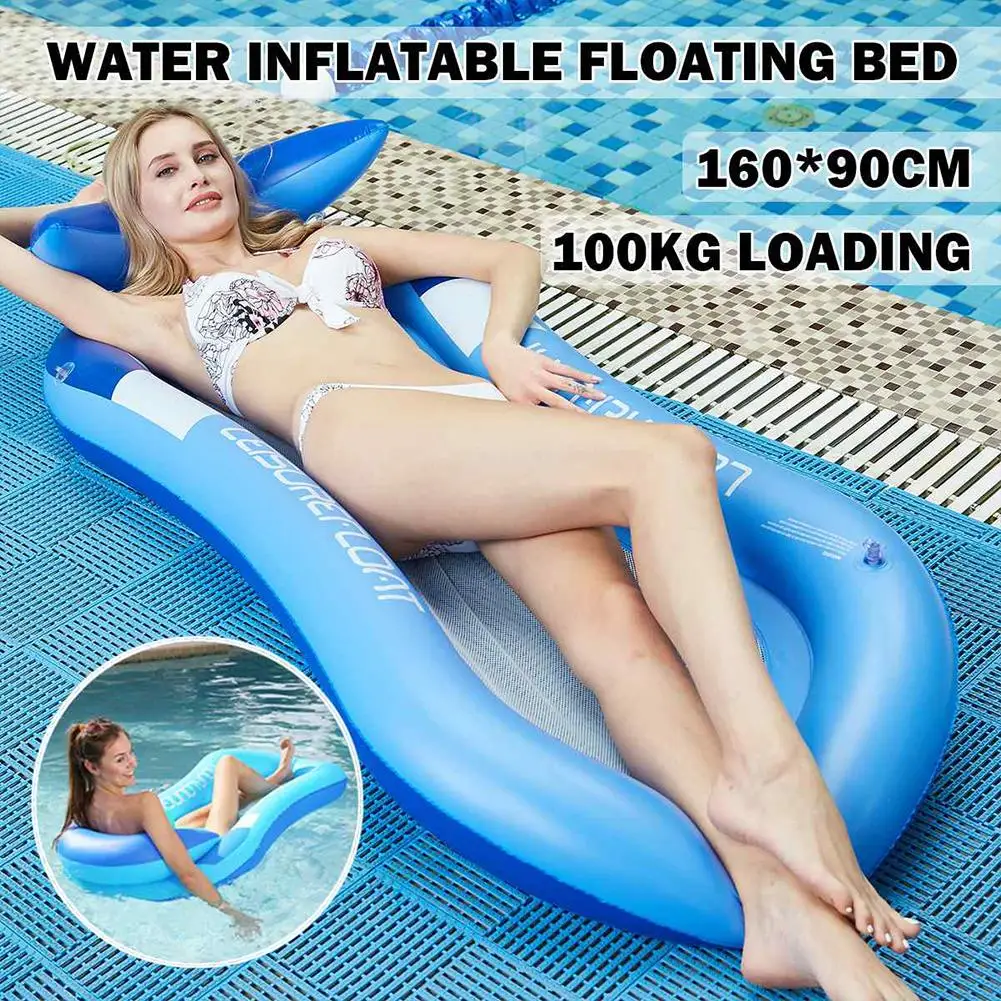 

Inflatable Floating Row Pool Air Mattresses Beach Foldable Swimming Pool Chair Summer Water Sports Safety Swimming Accessories