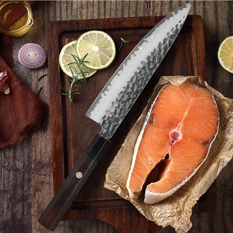 Нож Nakiri Kiritsuke для рыбы сталь 8Cr14Mov