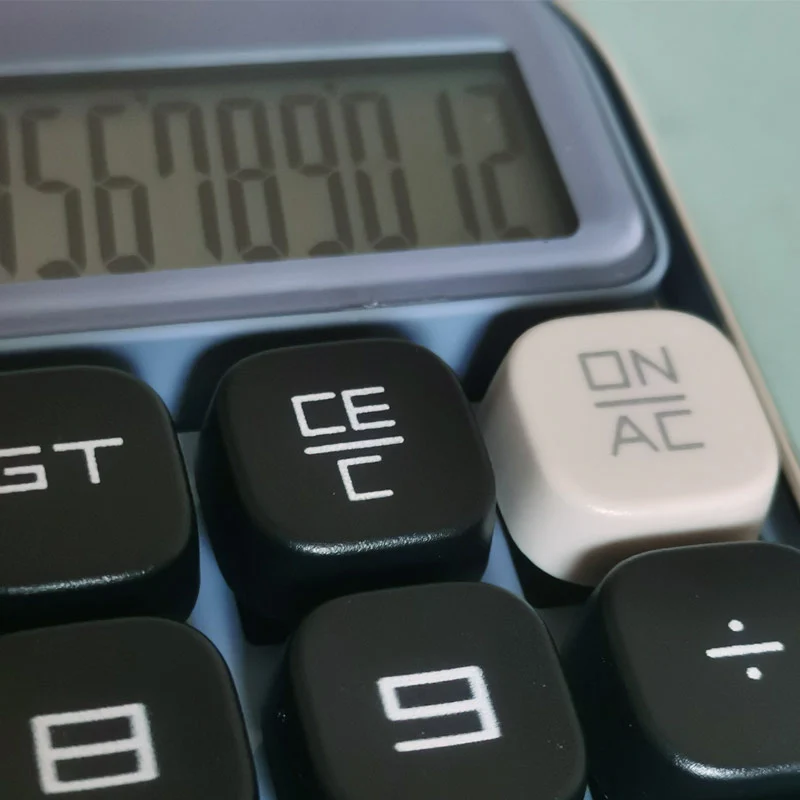 Механический калькулятор ключей Luxmoc высококачественный 12-битный студенческий