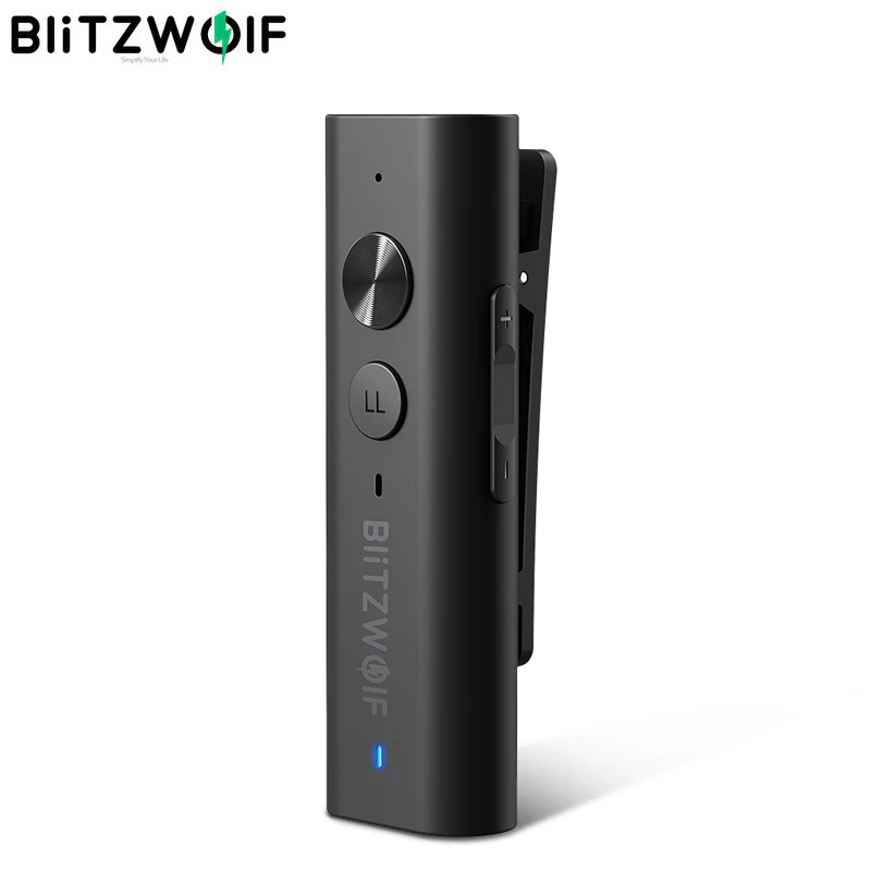 BlitzWolf BW-BR0 Pro bluetooth-Совместимый Беспроводной аудиоприемник микрофон приемник