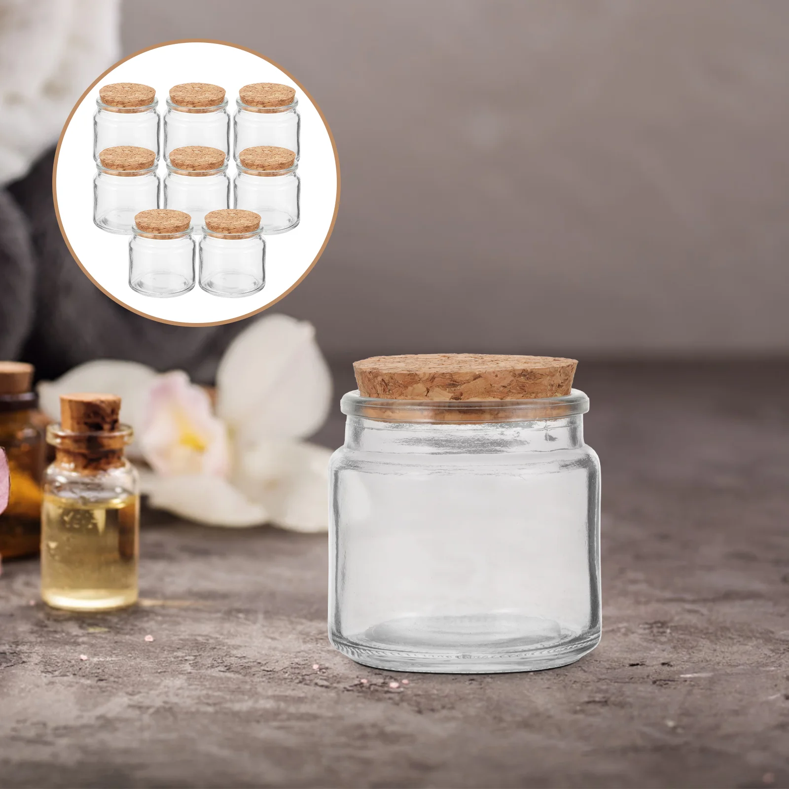 

DIY Containers Aromatherapy Cans Holders Bulk Cups Tea Light Clear Glass