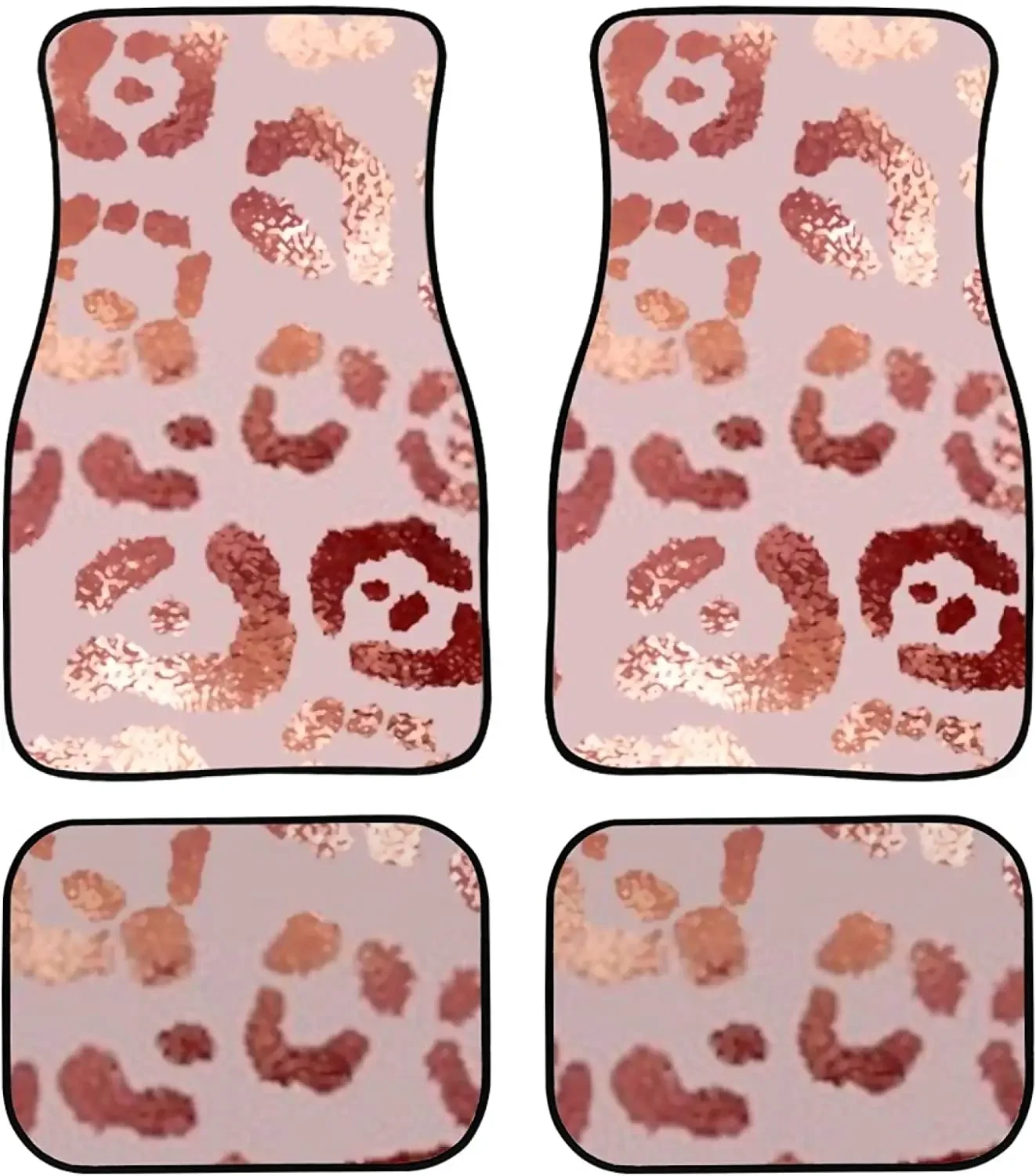 LIXWU коврики для автомобиля леопардовая кожа розовое золото элегантный