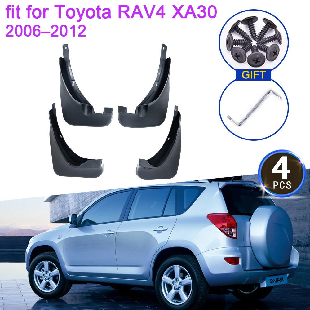 

Mudflap for Toyota RAV4 XA30 2006 2007 2008 2009 2010 2011 2012 Mudguard Fenders Splash Guards Front Rear Wheel 4Pcs Accessories