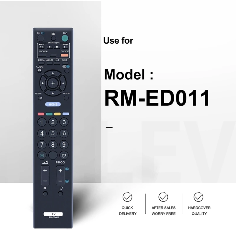 RM-ED011 Пульт дистанционного управления TV Remote Control ЧЕРНЫЙ для Sony Smart LCD LED HD RM-ED009 ED012