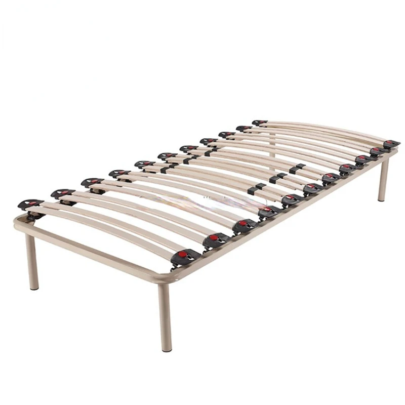 With Adjustable Strengthen Wood Slats Support Metal Slats Bed Frame Dj-pw04-a