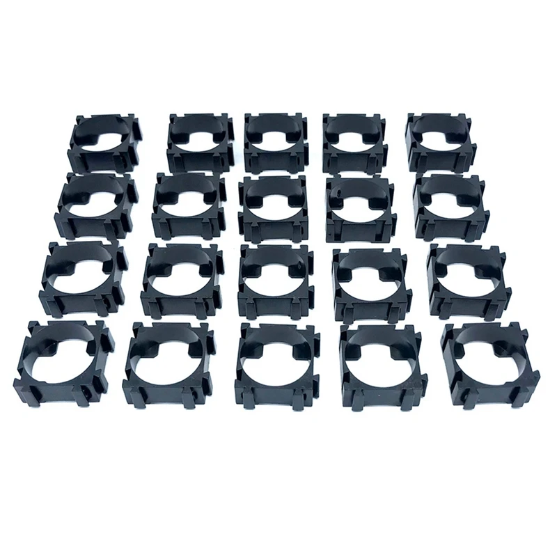 

100Pcs Battery Bracket 18650 Safety Anti Vibration Holder Bracket Lithium Batteries Support Stand Plastic Holder Bracket
