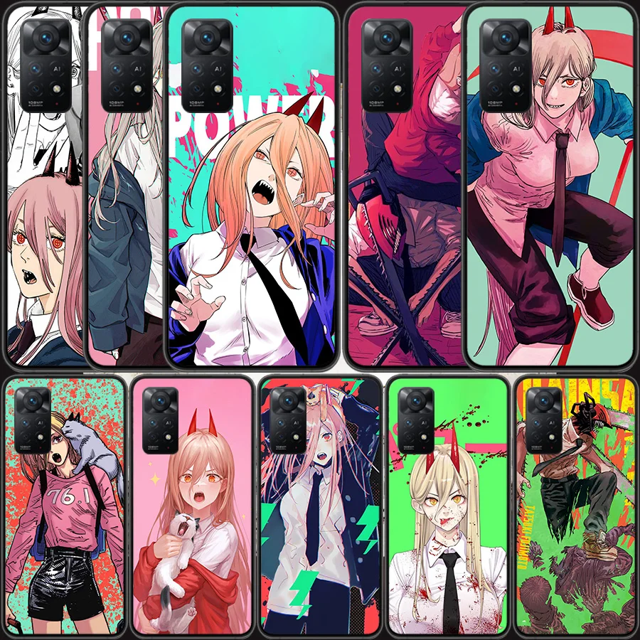

Anime Chainsaw Man Phone Case For Xiaomi Redmi K40 Pro 10 Prime 10A 10C 10X 9 9A 9C 9T 8 8A 7 7A 6 6A S2 K30 K20 Cover Shell Coq