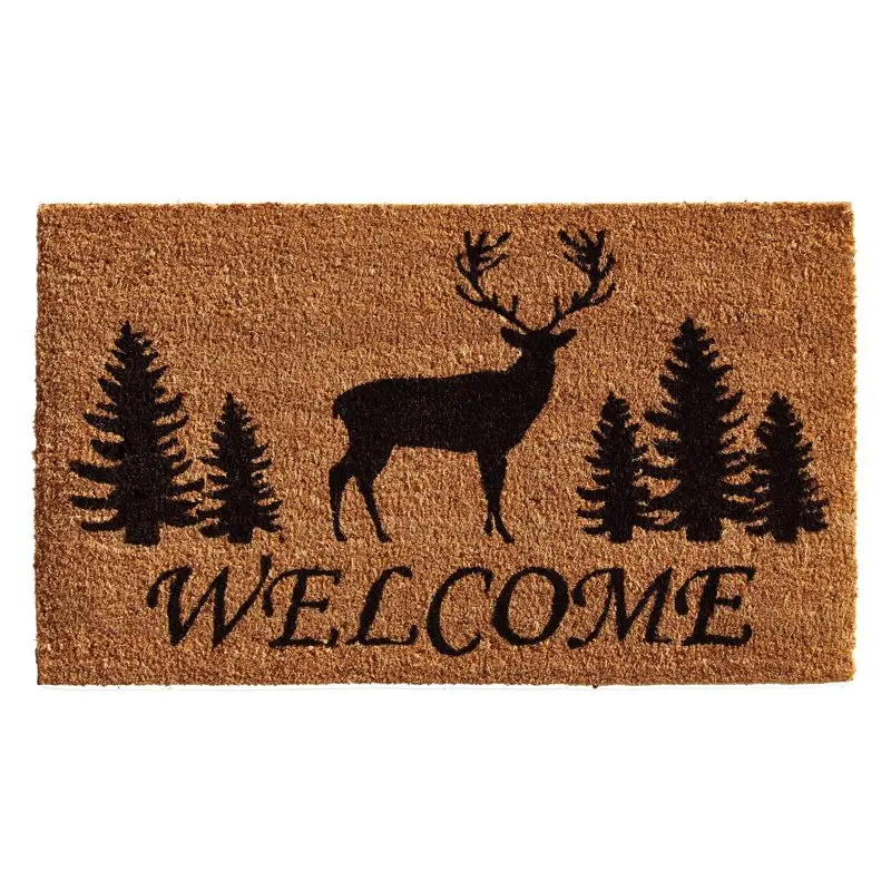 

Mills Welcome Forest Durable Unique Design 17"x29" Outdoor Doormat: Beautiful, Enhance Your Home Decor with a Stylish & Elegant