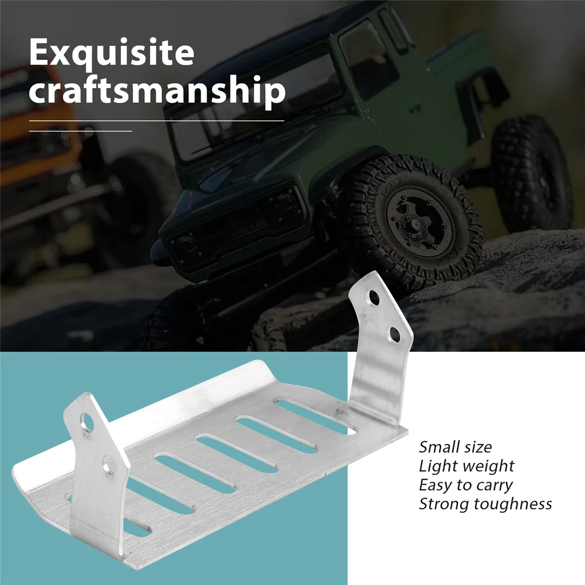 Защита оси корпуса из нержавеющей стали противоскользящая пластина для Vanquish VS4-10