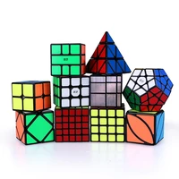 qiyi professional sticker magic cube base getting started 3x3x3 4x4x4 5x5x5 megaminx speed twist puzzle magic cube for children