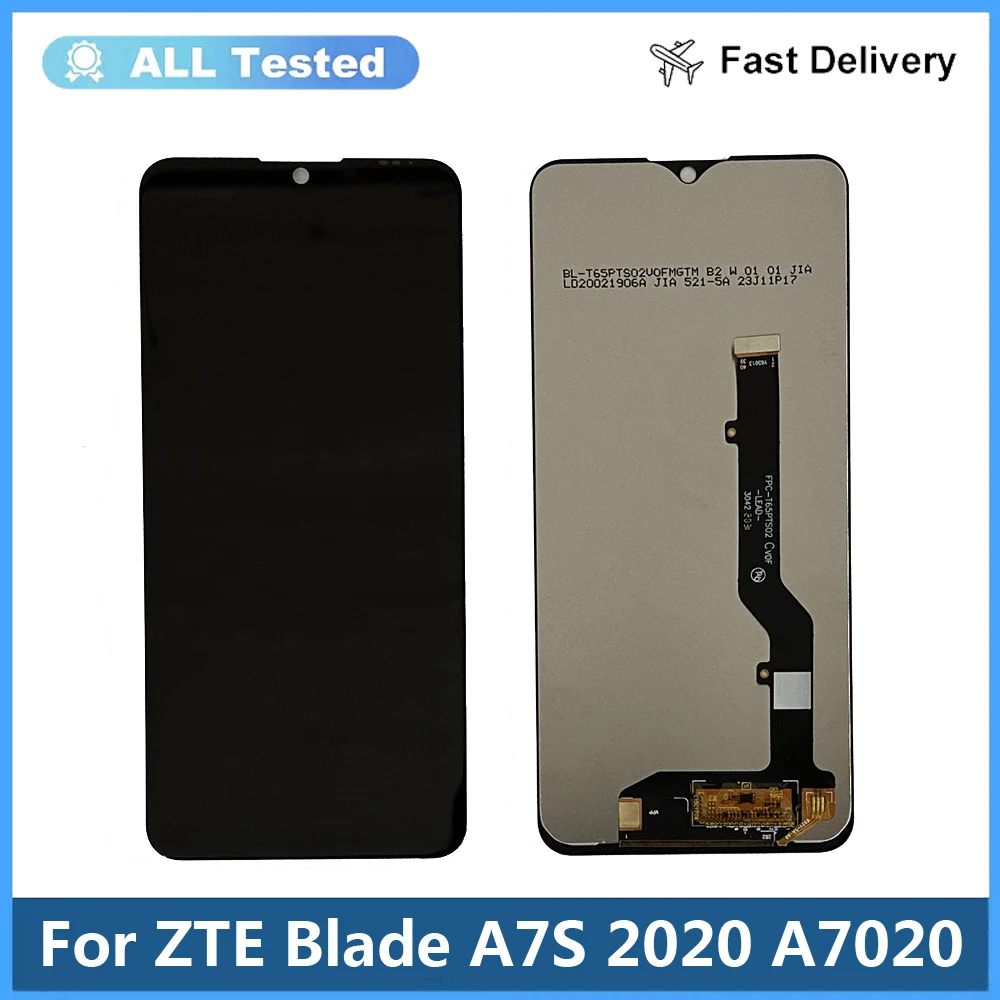 Фото Протестированный ЖК-дисплей для ZTE Blade A7s 2020 A7020 A7020RU, ЖК-дисплей с цифровым преобразователем сенсорного экрана для ZTE BLADE A7 2020, ЖК-дисплей с датчиком №5