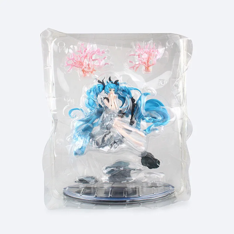 Хацунэ Мику Фигма Глубокоморская Девочка Экшн-фигурка Версия "Снежная Звезда" С множеством аксессуаров Певица, украшение для комнаты, детский подарок, игрушки.