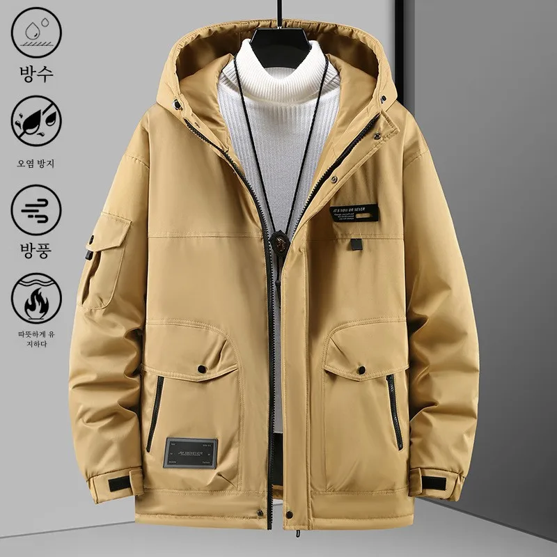 50 00 кг модная уличная водонепроницаемая утолщенная куртка на хлопковой