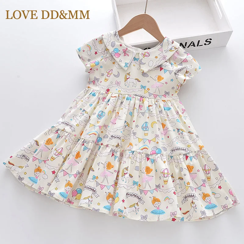 Летние платья для маленьких девочек LOVE DD & MM 2022 Детская одежда Детские воздушные